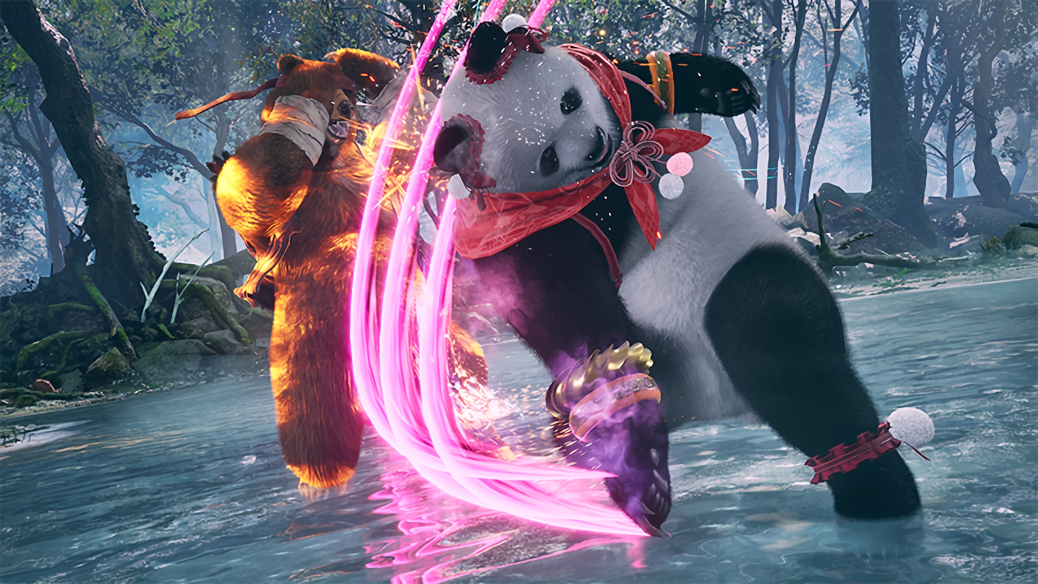 Tekken 8 Kuma contro Panda