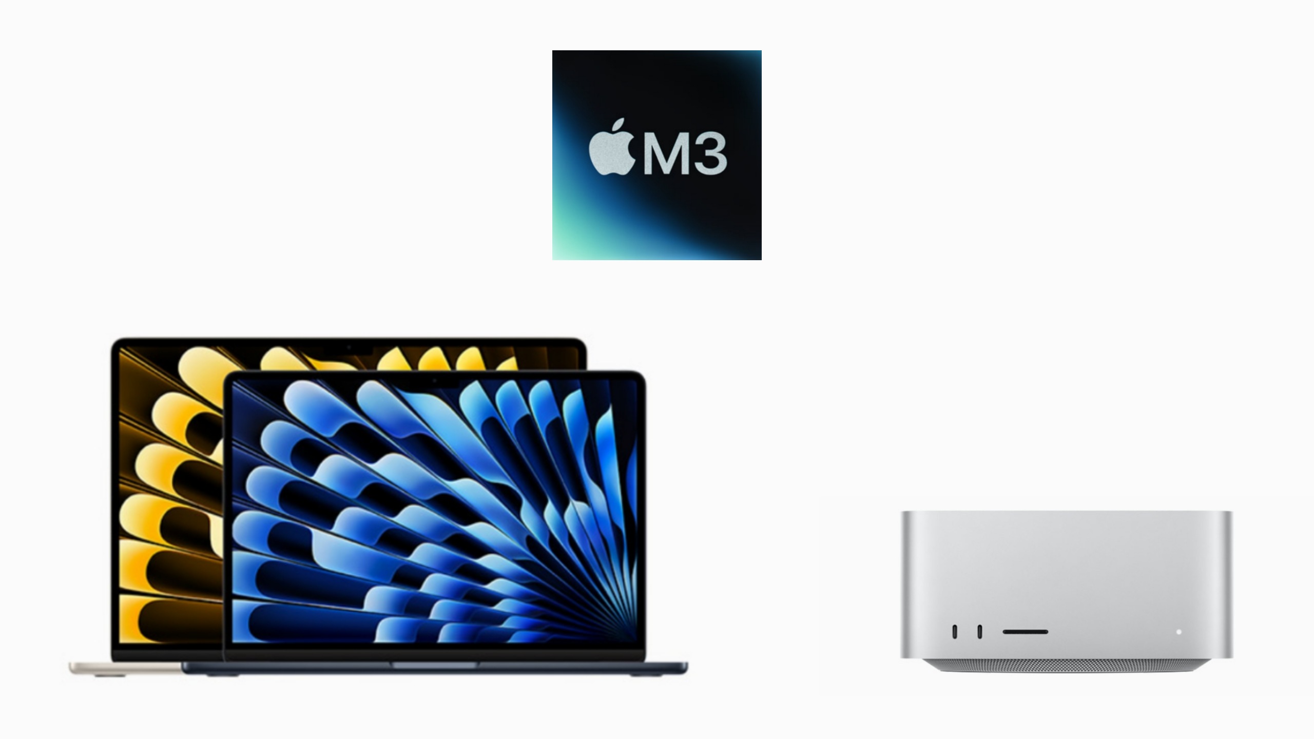 Apple MacBook Air, Mac Studio e chip M3