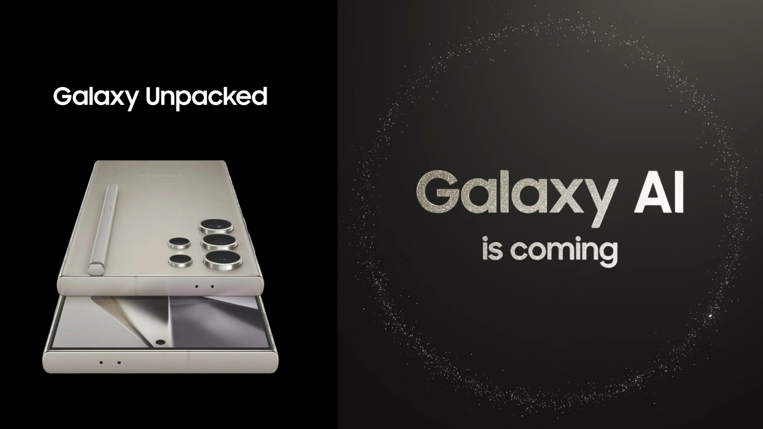 Samsung Galaxy AI, Galaxy Unpacked e Galaxy S24 Ultra