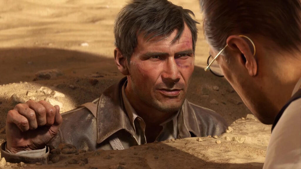 Indiana Jones e l'Antico Cerchio sembianze di Harrison Ford