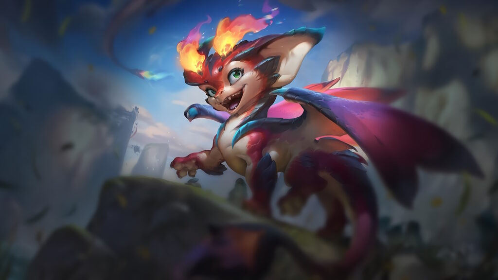 League of Legends Smolder Splash Art