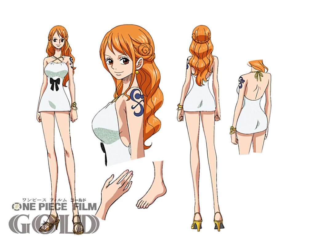 Il vestito di Nami in One Piece Gold