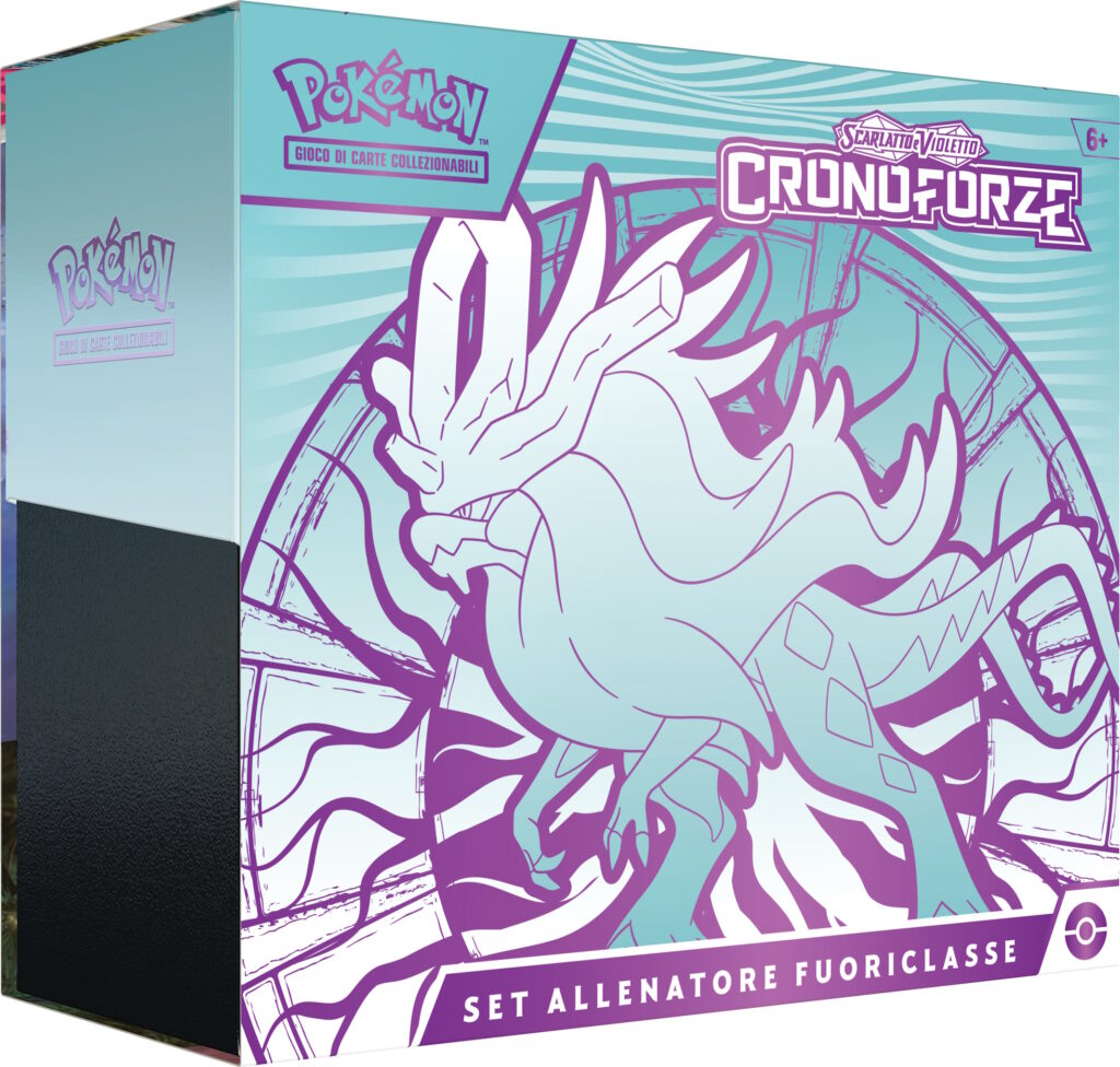 Carte Pokémon Cronoforze Box del Set Allenatore Fuoriclasse dedicato ad Acquecrespe