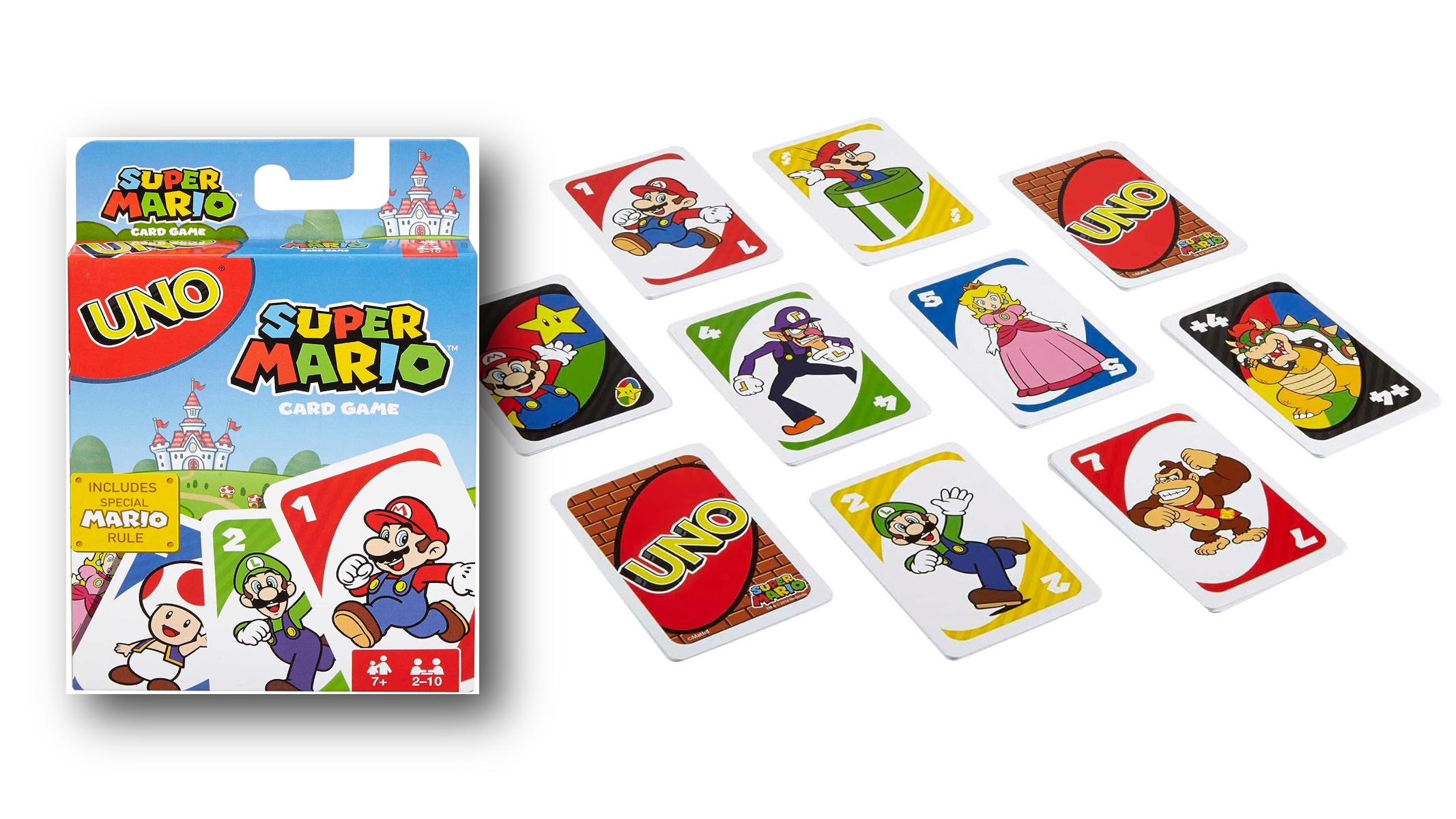 gioco di carte UNO versione Super Mario Bros