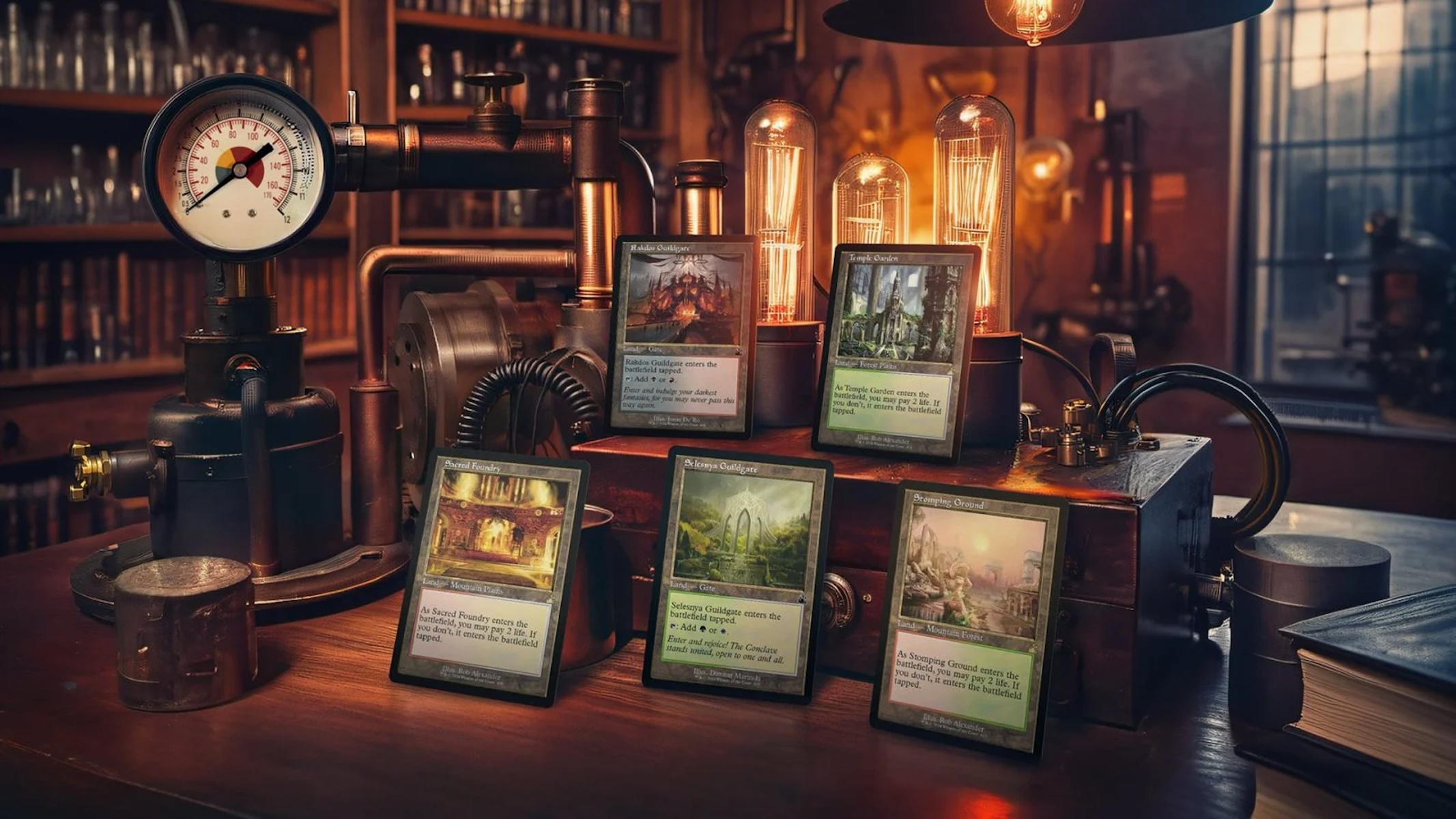 Immagine promozionale di Wizard of the Coast per il set Magic Ravnica Remastered