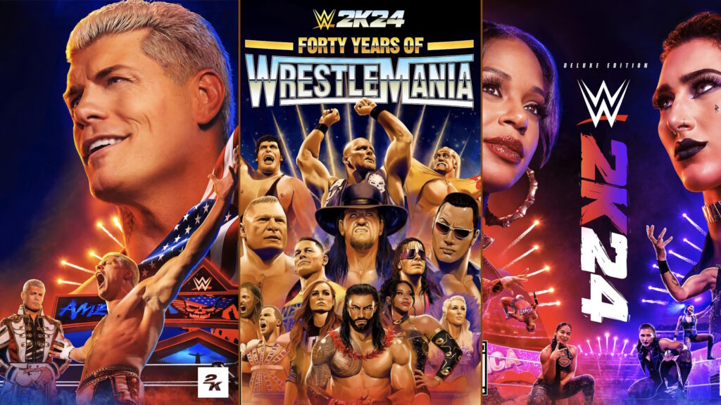 WWE 2K24 Cover delle varie edizioni