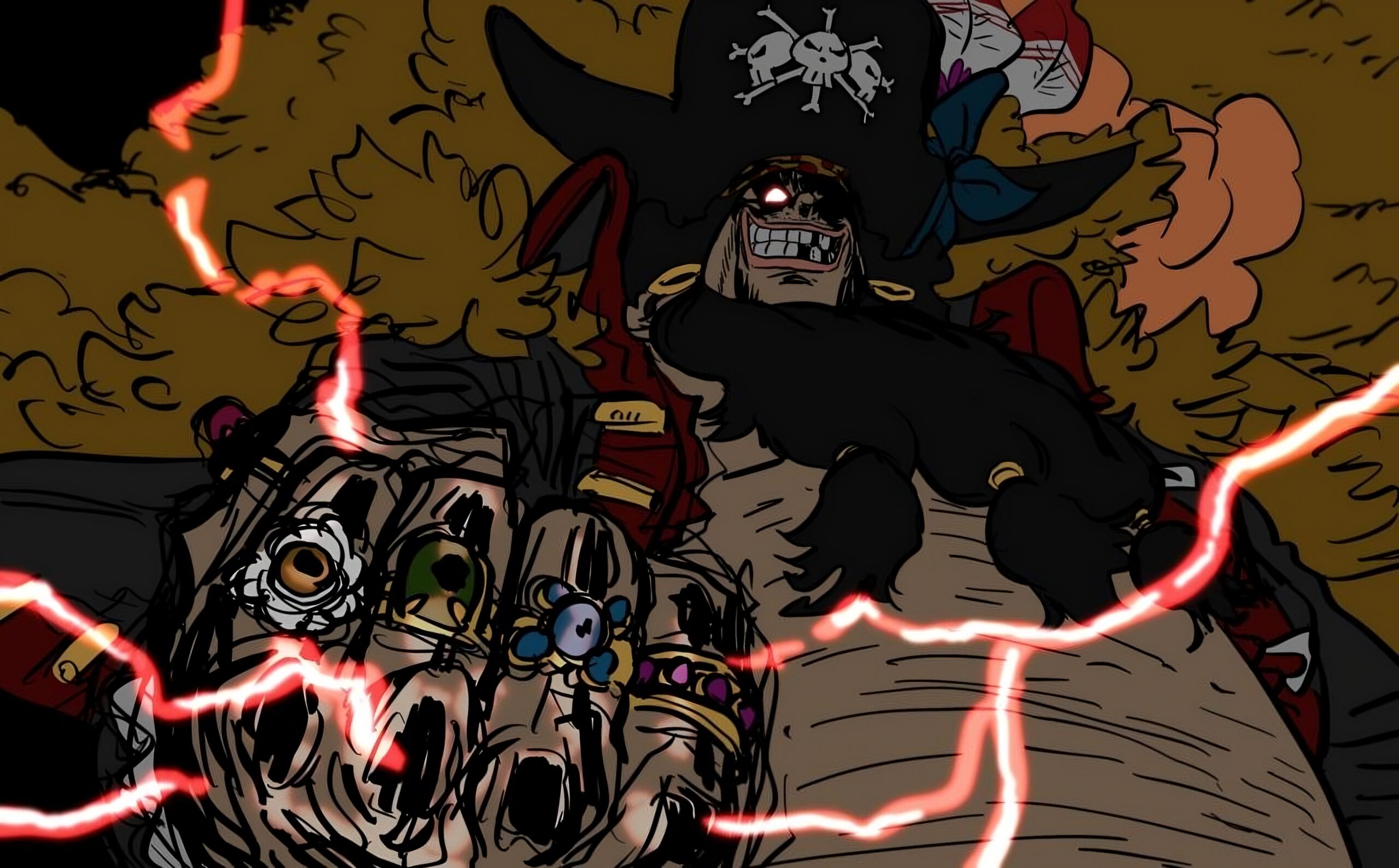 One Piece: le abilità dei pirati di Barbanera, sembrano seguire uno schema preciso