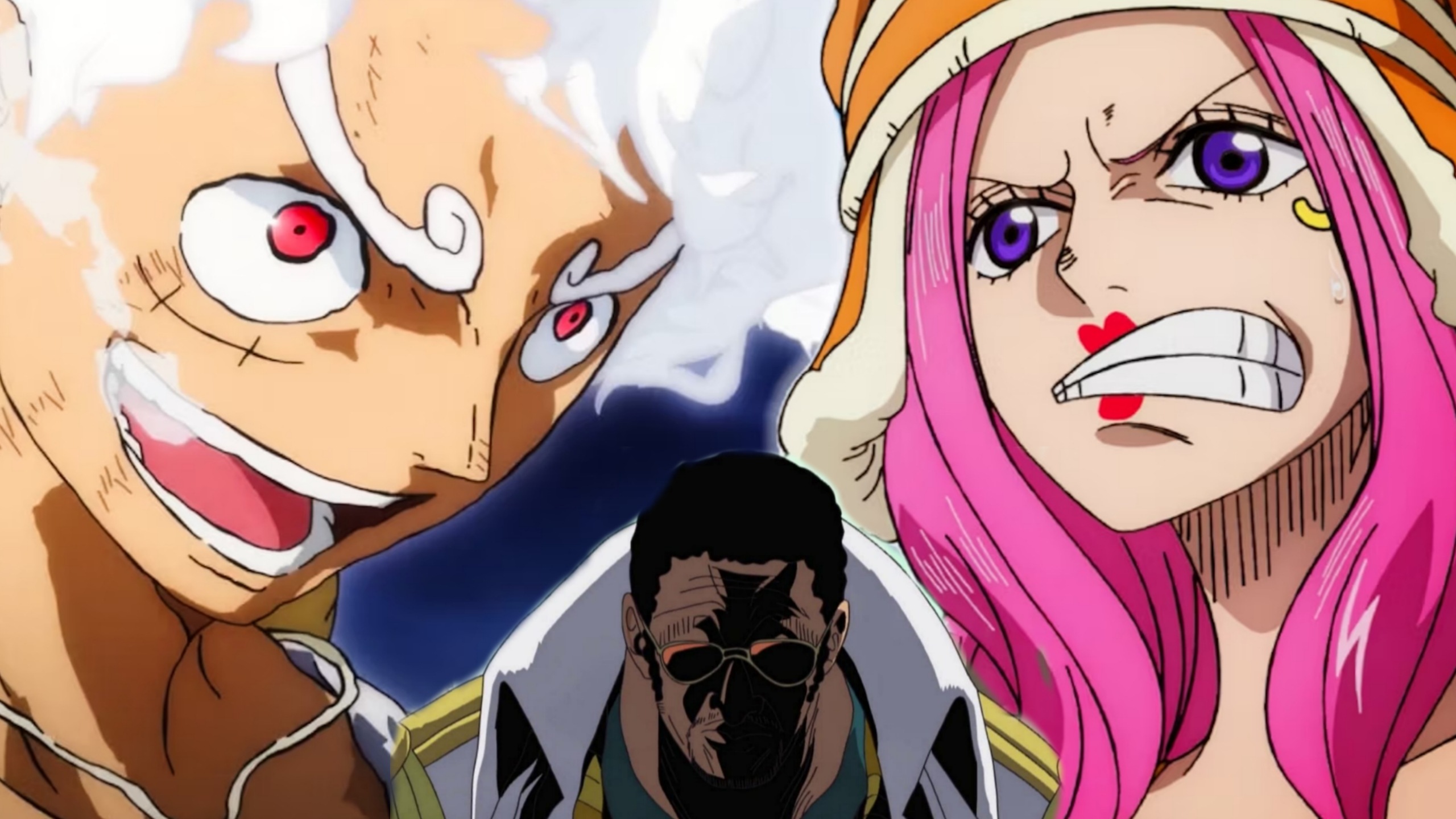 Gear 5, Jewelry Bonney e Kizaru di One Piece