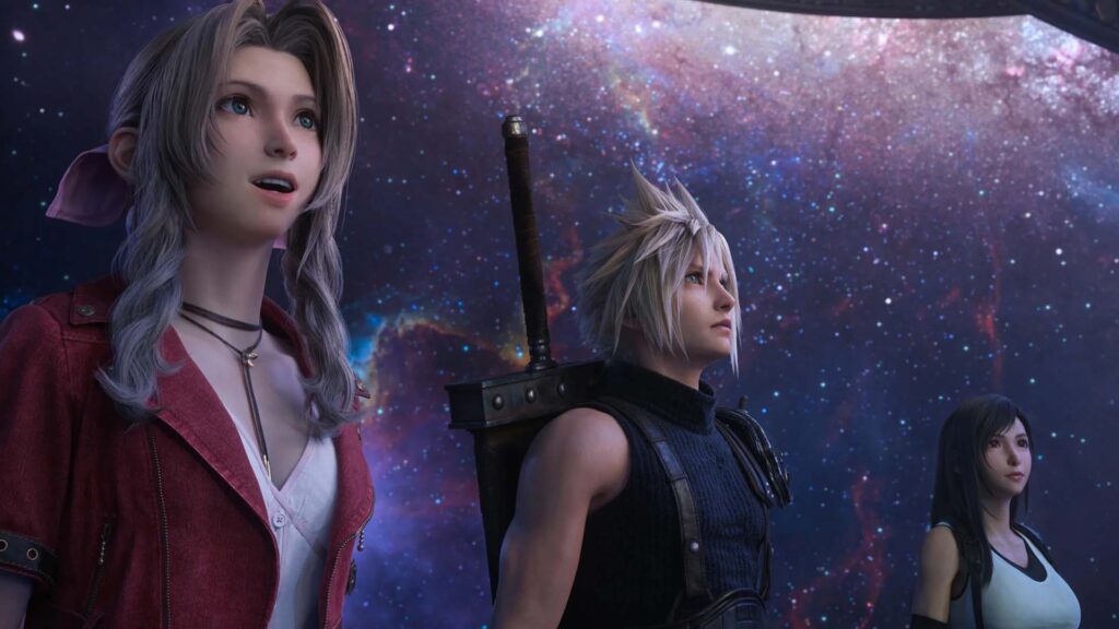 Aerith Cloud e Tifa in Final Fantasy 7 Rebirth