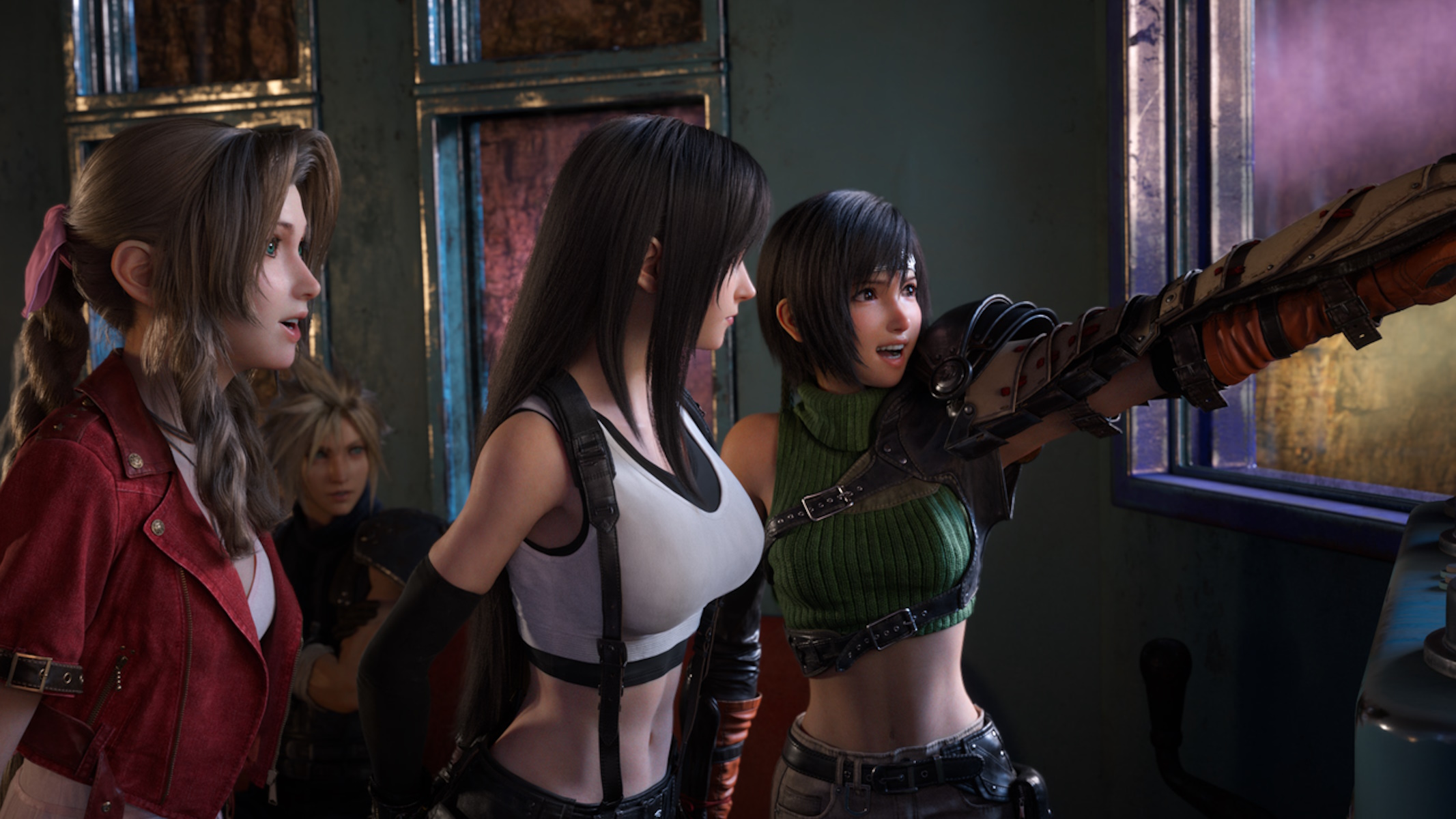 Final Fantasy 7 Rebirth Yuffie, Tifa e Aerith