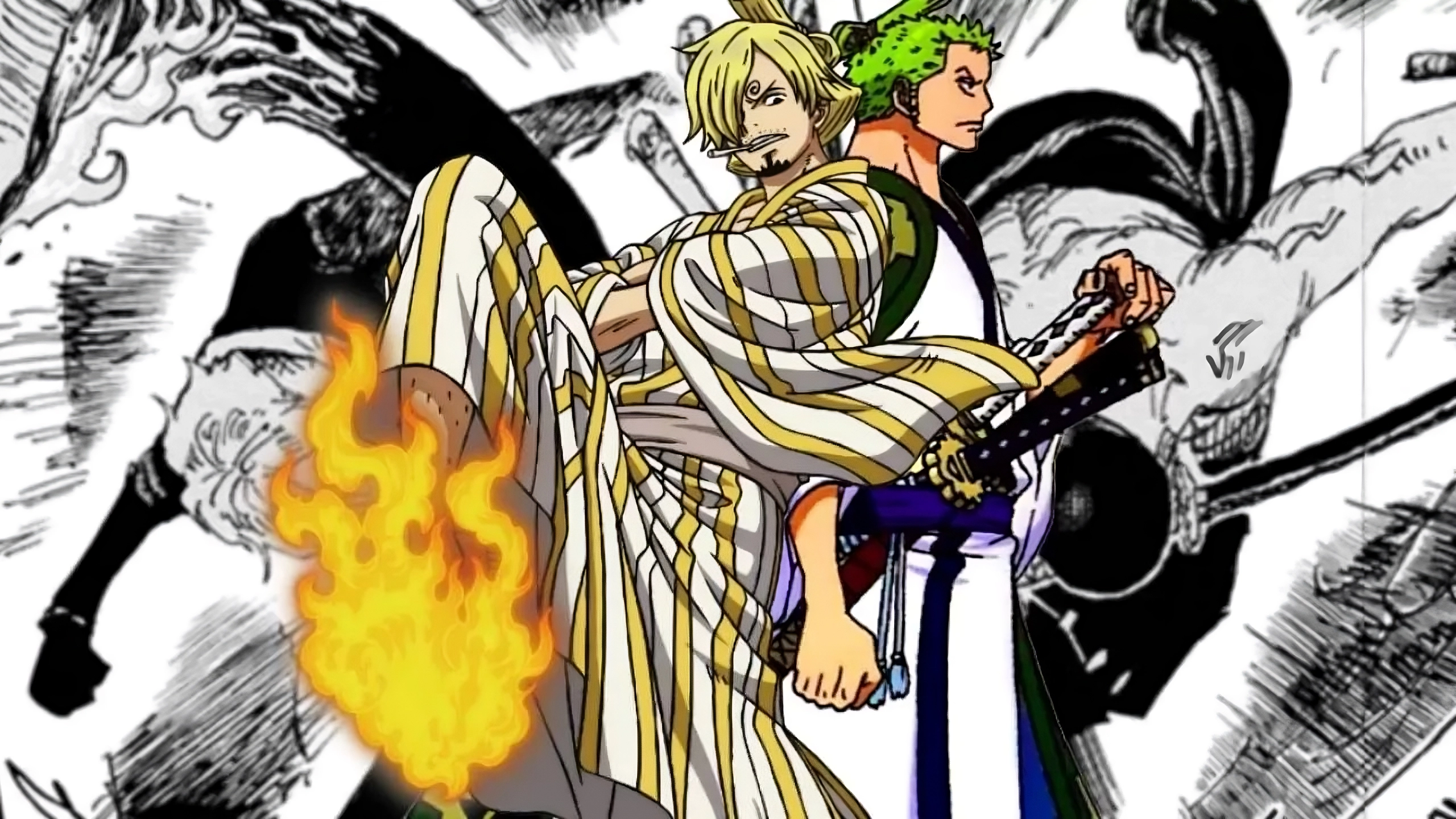 One Piece: gli ultimi capitoli del manga hanno accesso la lotta dei fan tra Zoro e Sanji