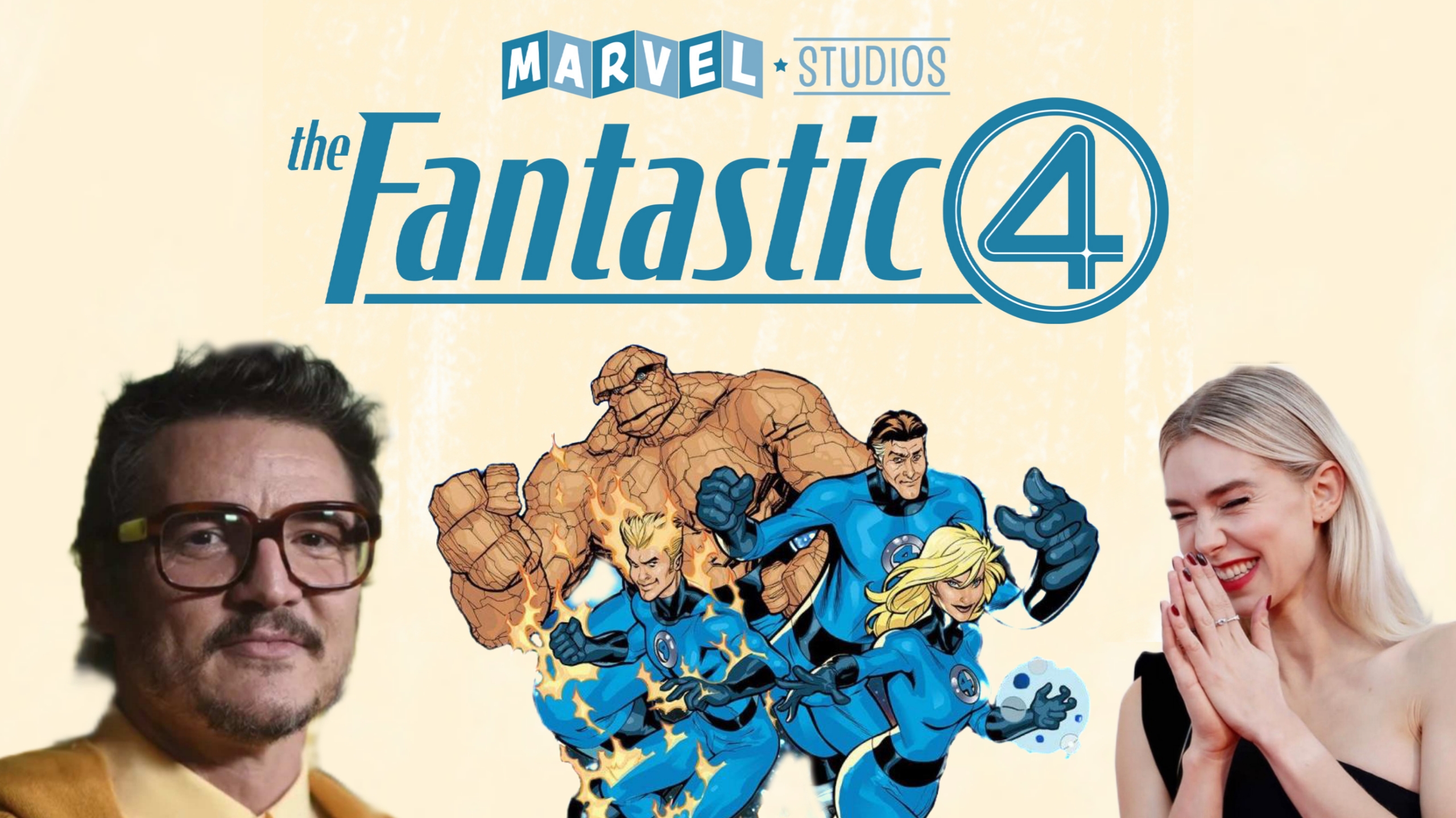 Pedro Pascal e Vanessa Kirby nel film Marvel Cinematic Universe "The Fantastic 4"