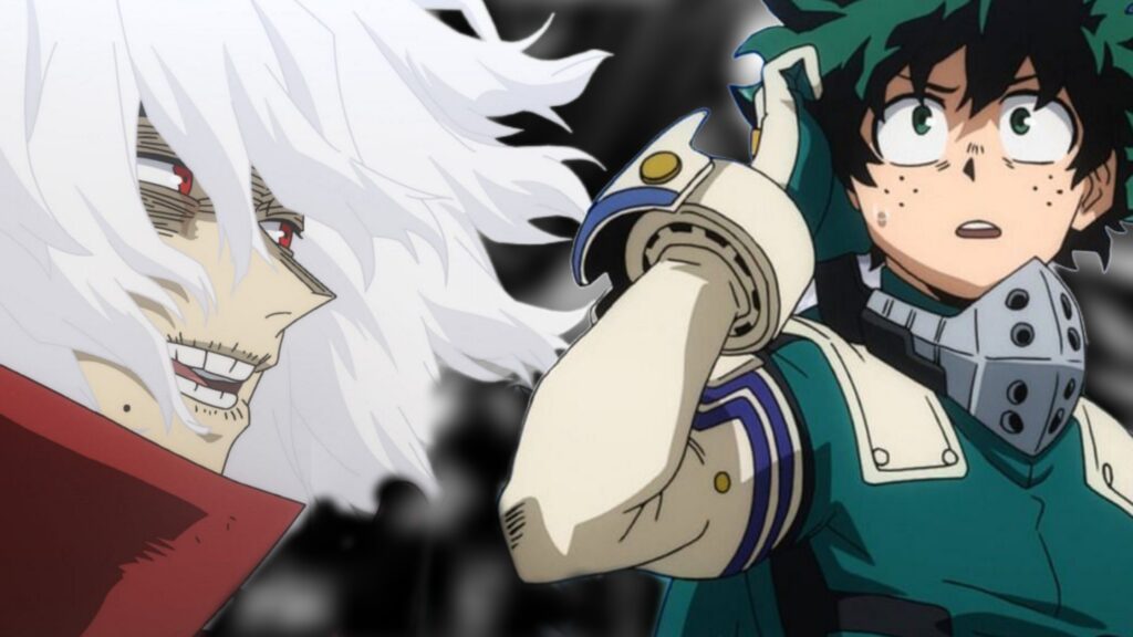 Shigaraki e Deku di My Hero Academia