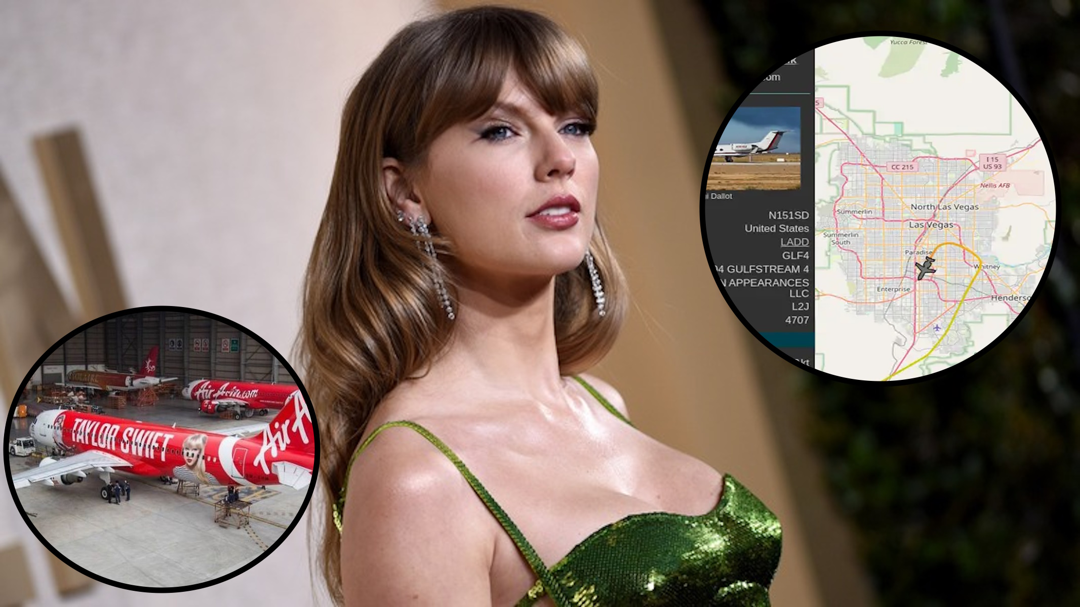 Tracking dei voli privati di Taylor Swift