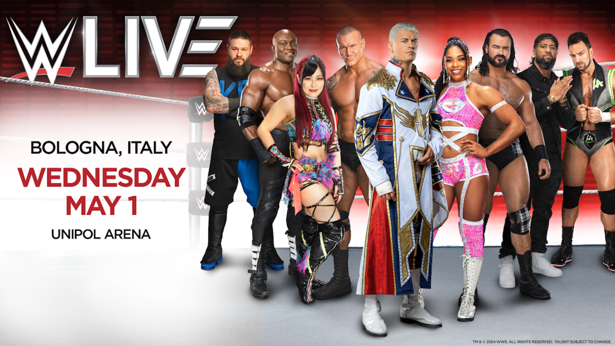 WWE Live event Bologna 2024