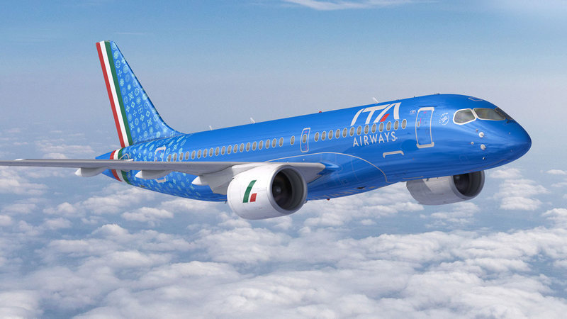 Ita Airways aereo volo rendering