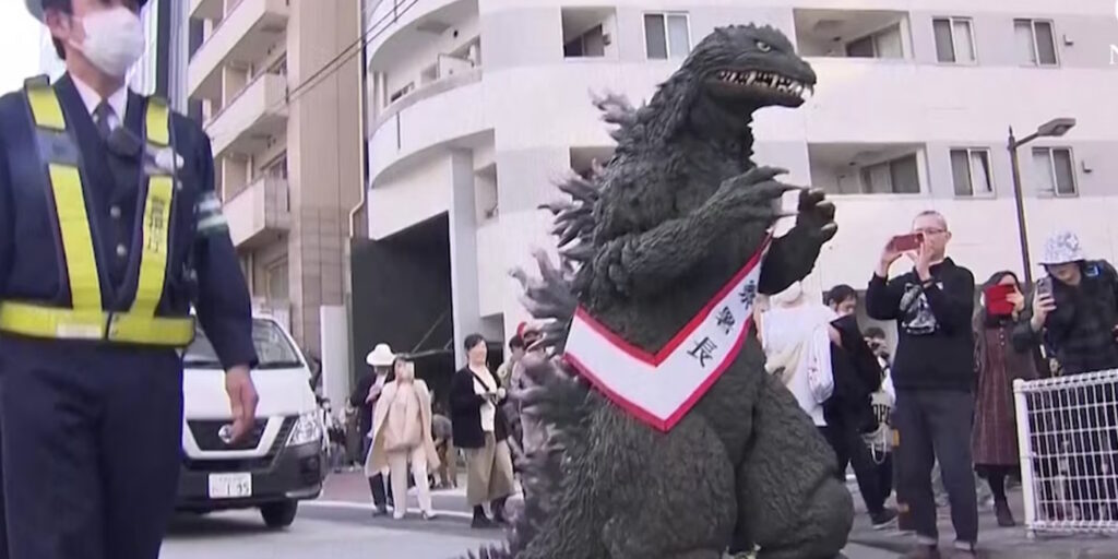 Godzilla capo della polizia