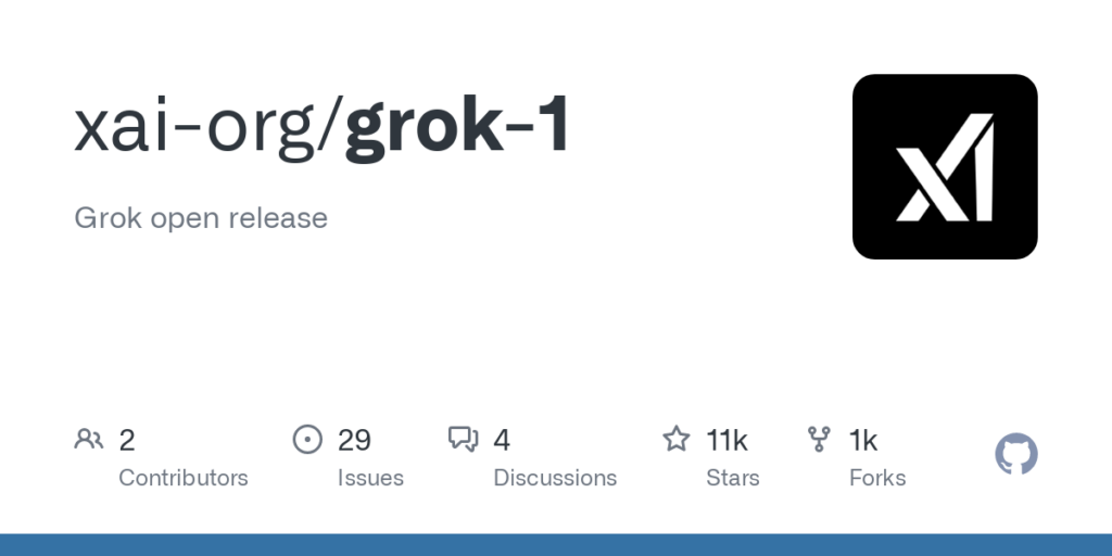 Il rilascio di Grok su GitHub in versione Open Source