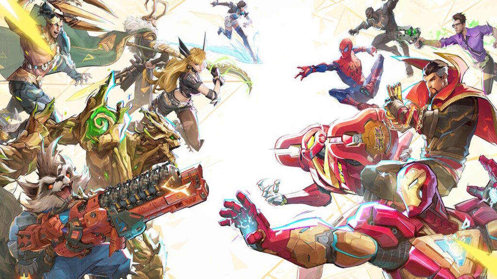 Marvel Rivals artwork su vari personaggi
