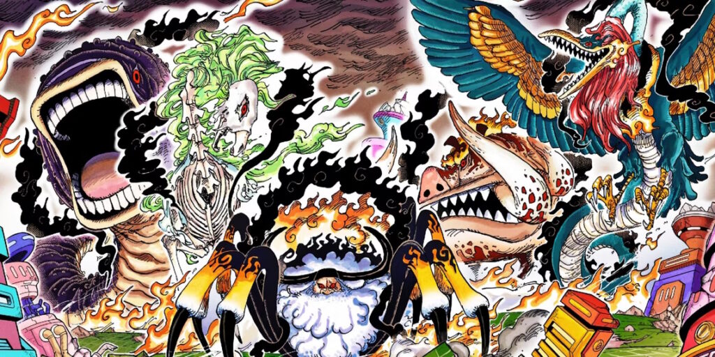 One Piece i 5 astri di saggezza nella versione yokai