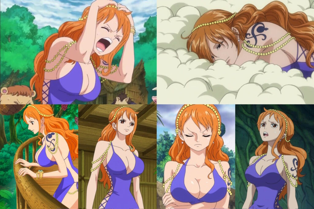 Nami nell'arco di Zou di One Piece