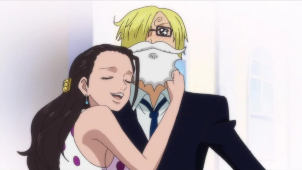 One Piece Sanji con Violet