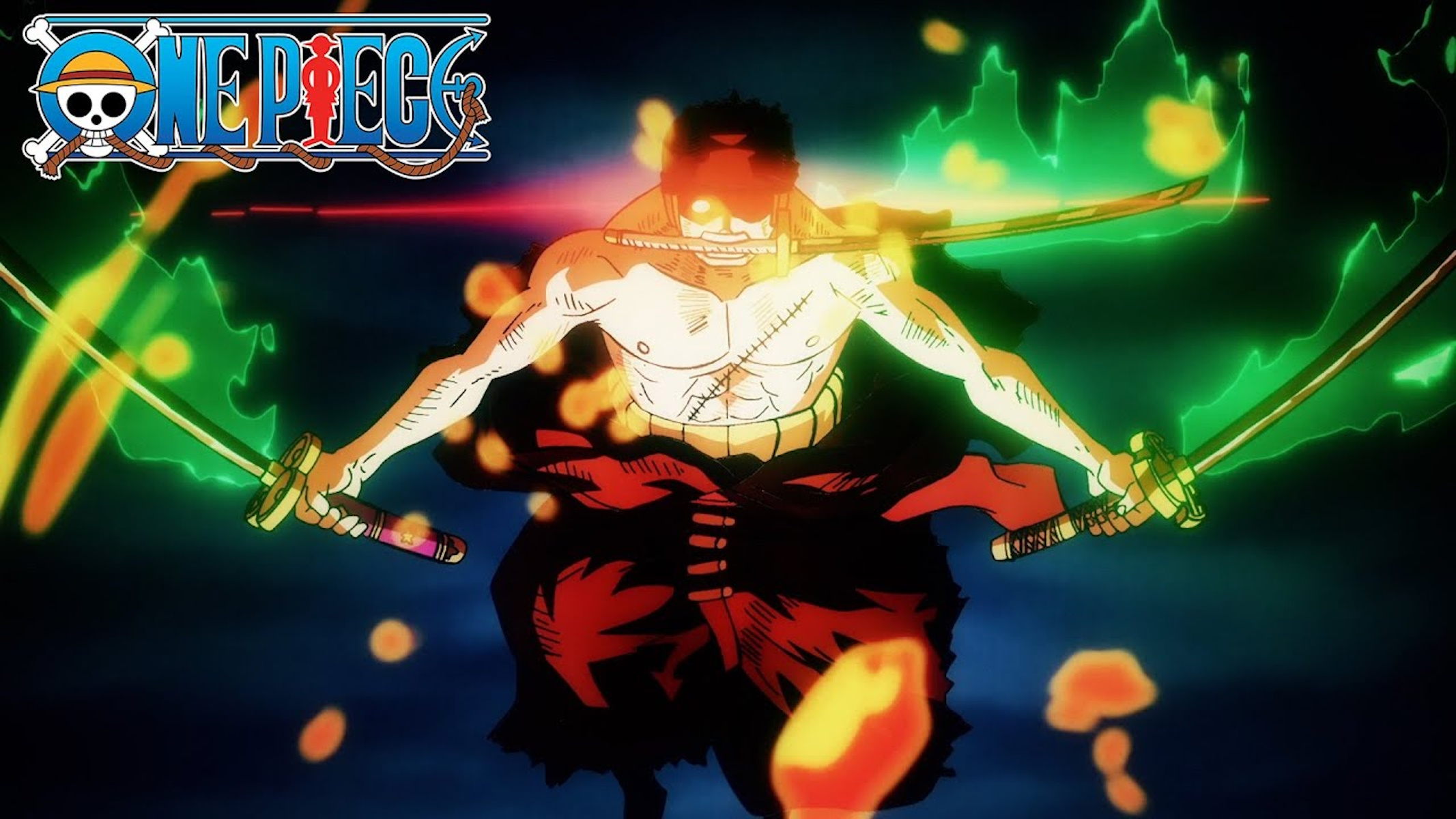 One Piece Zoro a Wano con un potere quasi demoniaco