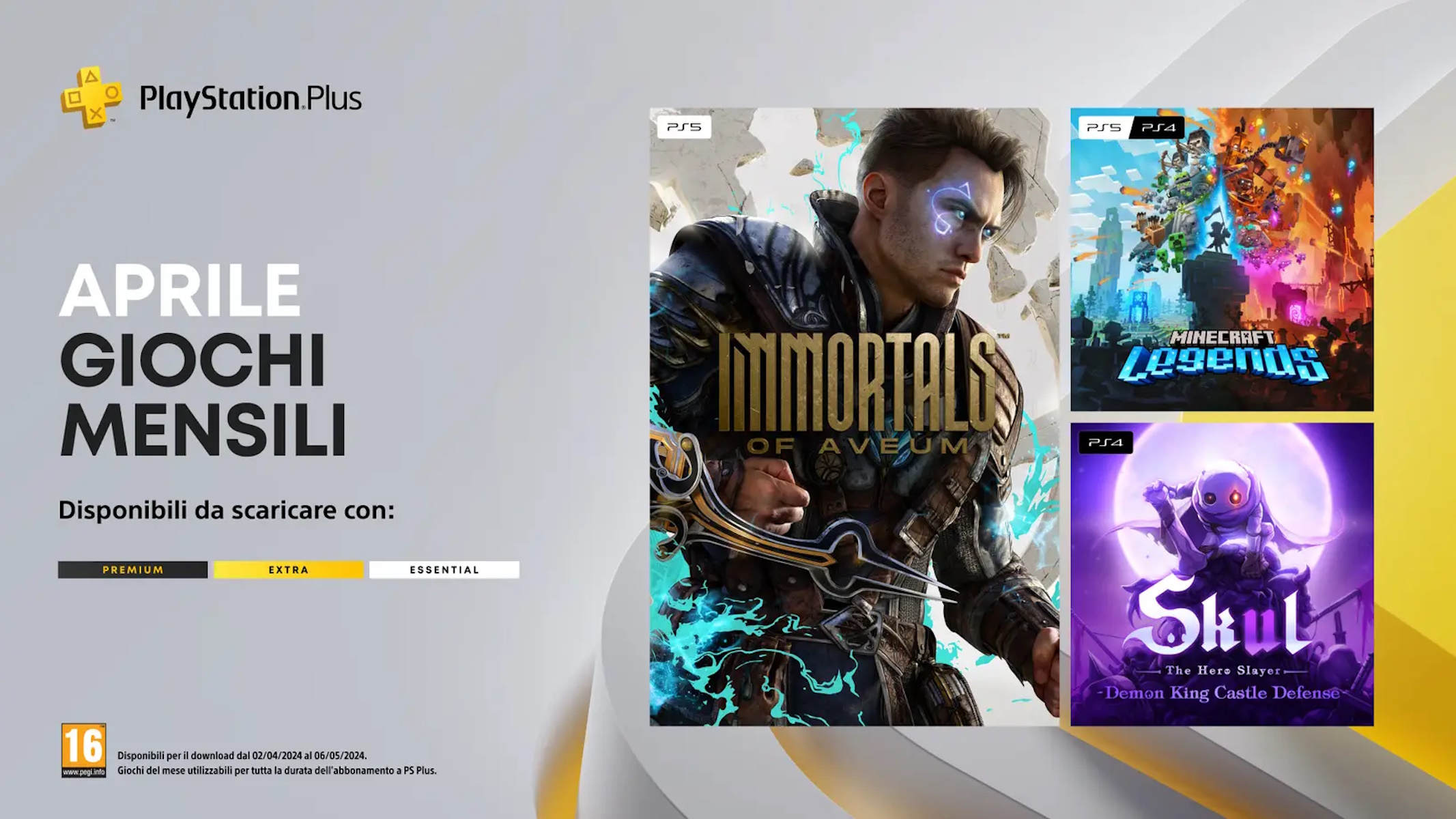 PlayStation Plus giochi di aprile 2024