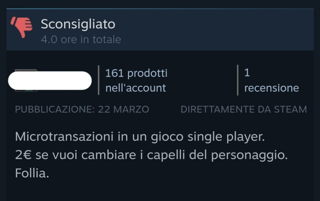 Recensione negativa Steam di Dragon's Dogma 2 menziona le microtransazioni