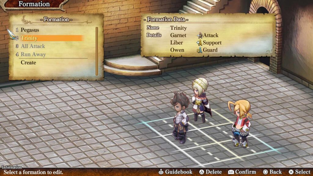 The Legend of Legacy HD Remastered, formazione