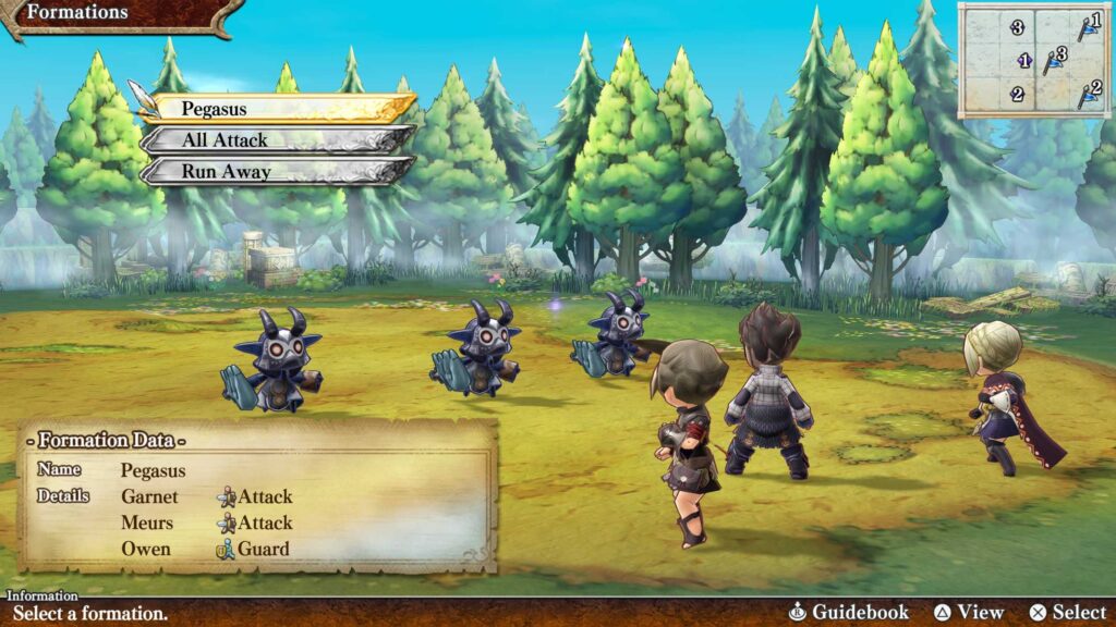 The Legend of Legacy HD Remastered, party