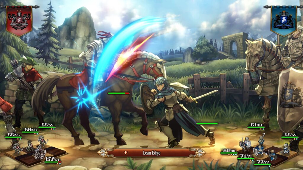 Unicorn Overlord screenshot di battaglia