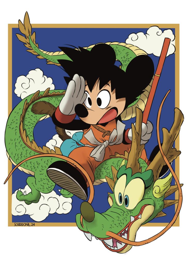 Topolino, Dragon Ball