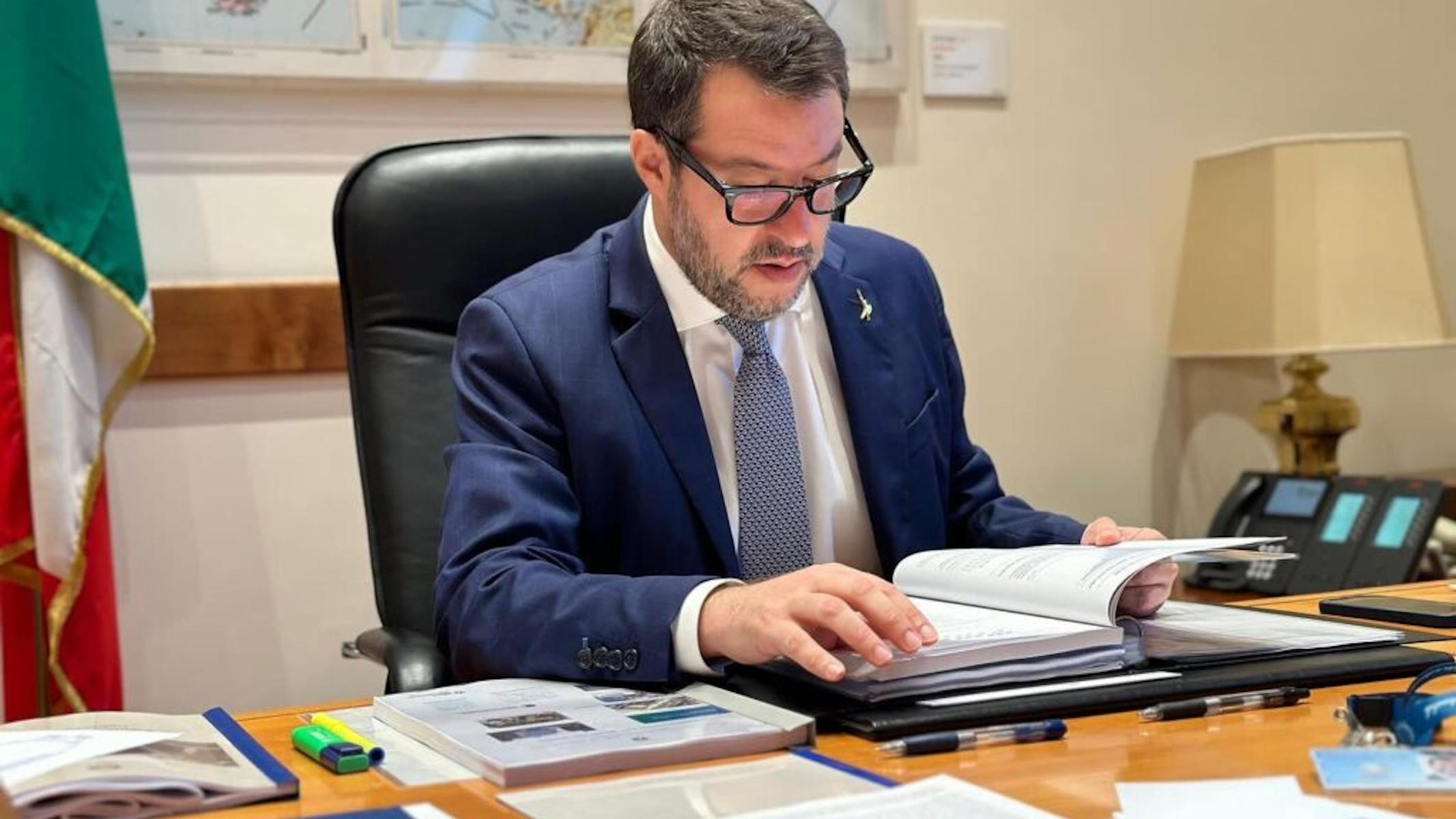 Autostrade dello Stato con Matteo Salvini