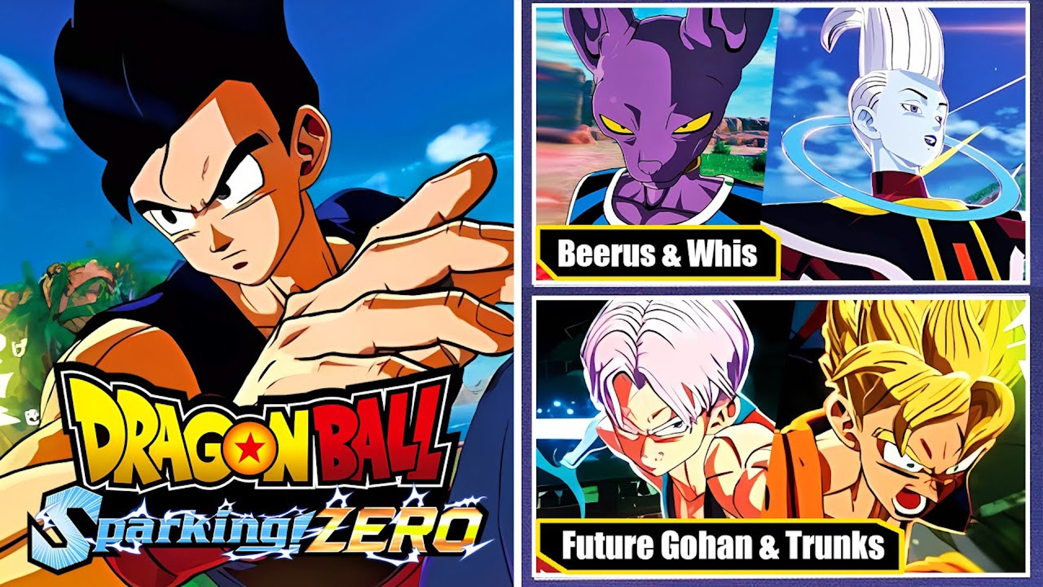 Dragon Ball Sparking! Zero novità con Beerus e Gohan del Futuro