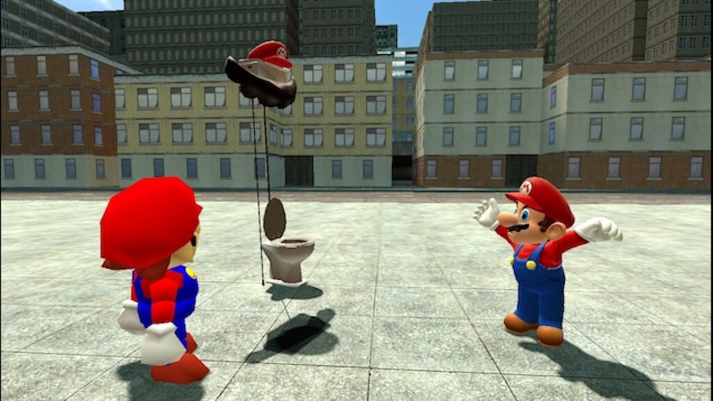 Super Mario di Nintendo usato in Garry's Mod