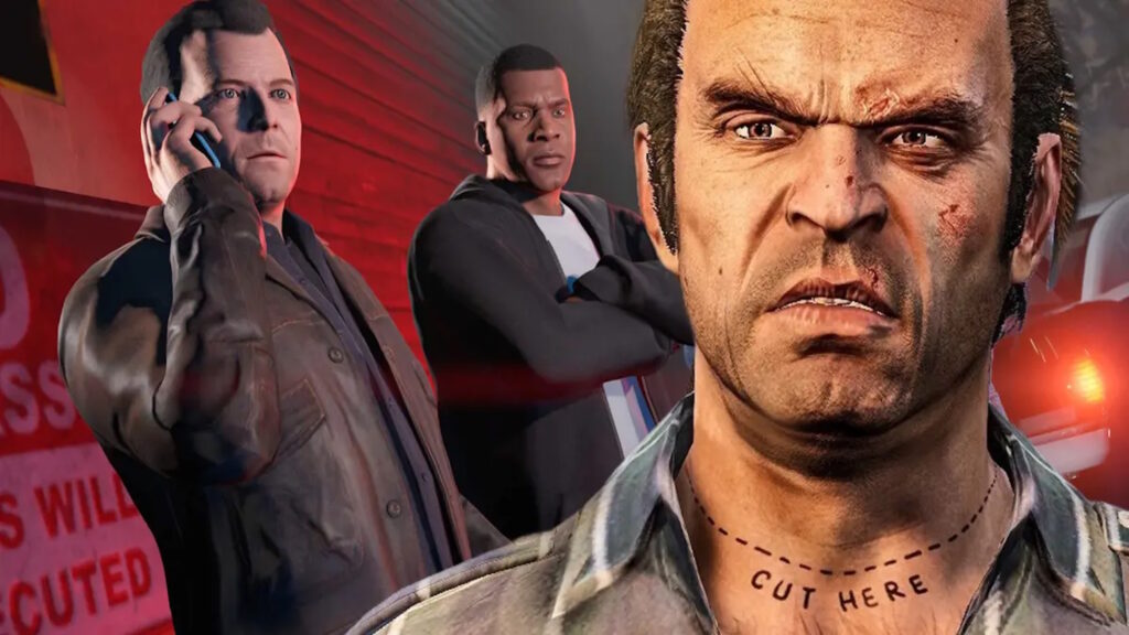 GTA 5 Michael, Trevor e Franklin