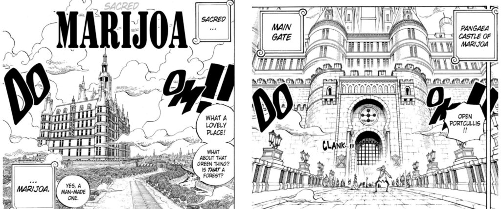 Marijoa e Castello di Pangea di One Piece