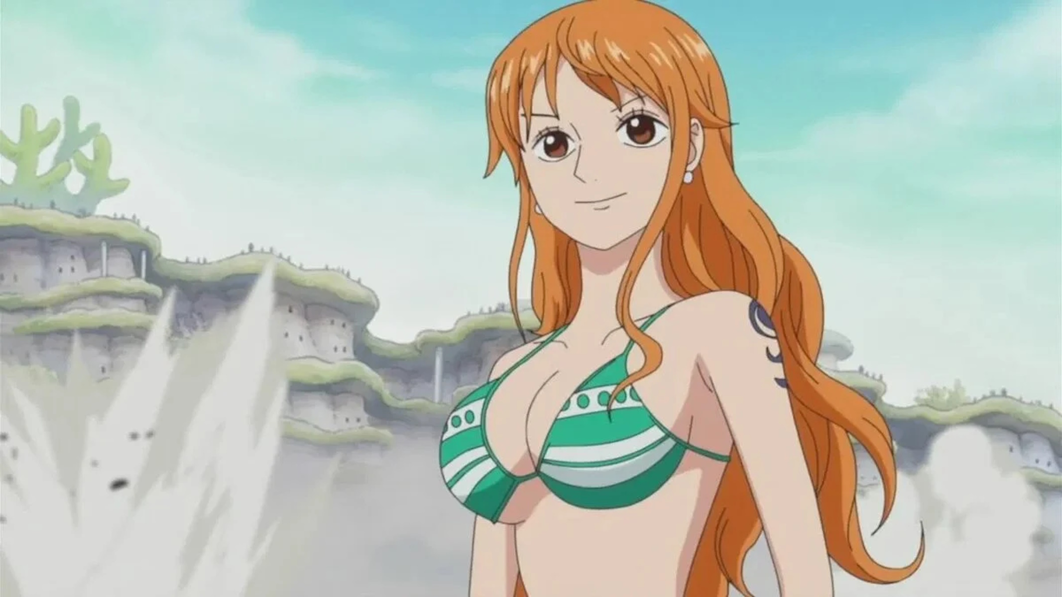 One Piece Nami Isola uomini pesce