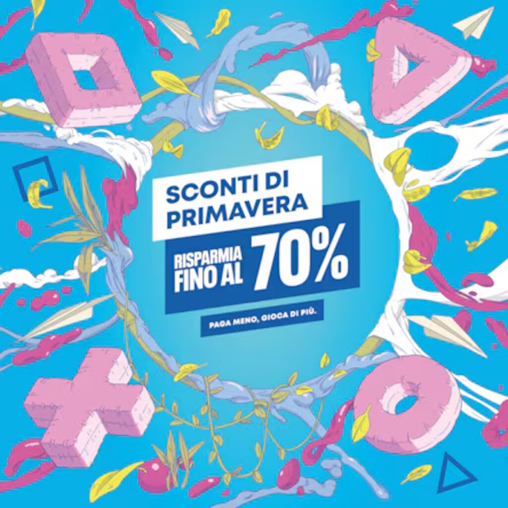 PlayStation presenta la nuova campagna per Aprile 2024 intitolata Primavera da Player 2 Sconti di Primavera 2024 PlayStation