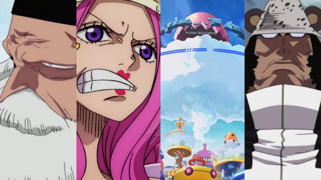 Saturn, Bonney, Egghead e Kuma di One Piece