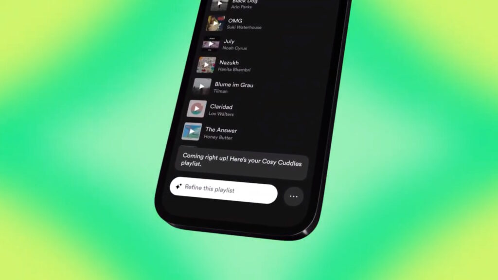 Prompt di Spotify AI Playlist