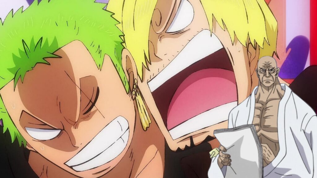 Zoro, Sanji e Nasjuro di One Piece