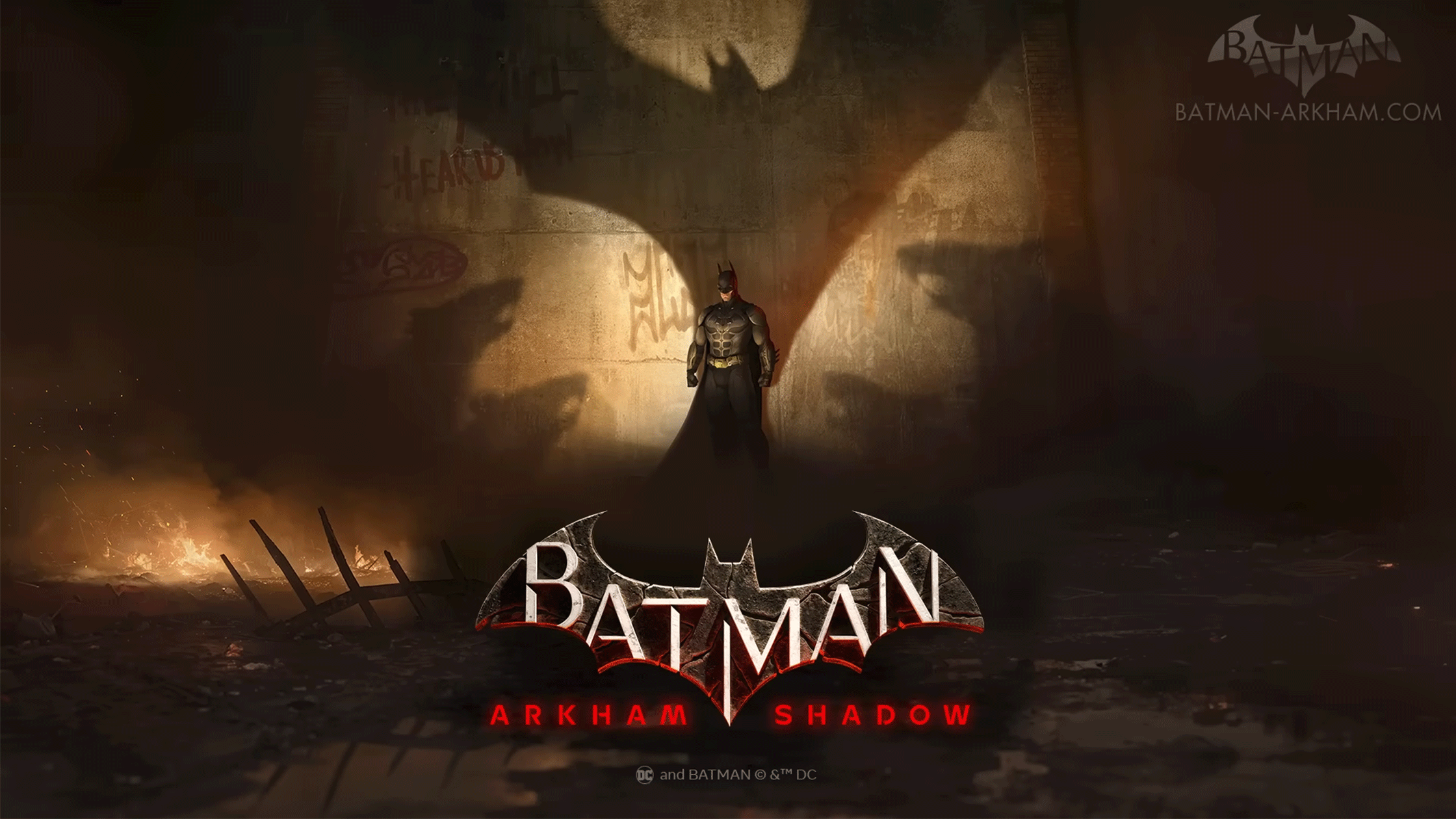 Batman Arkham Shadow per VR Copertina trailer di annuncio