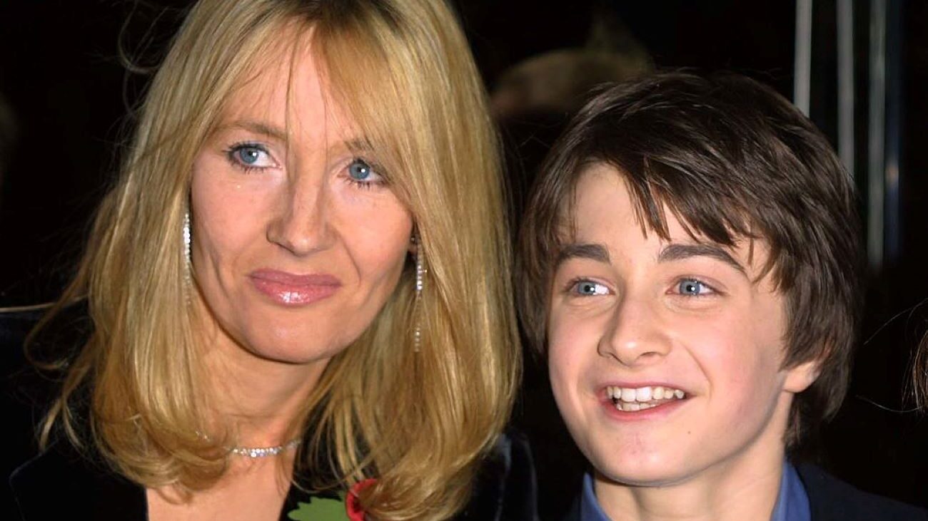 J.K. Rowling e Daniel Radcliffe