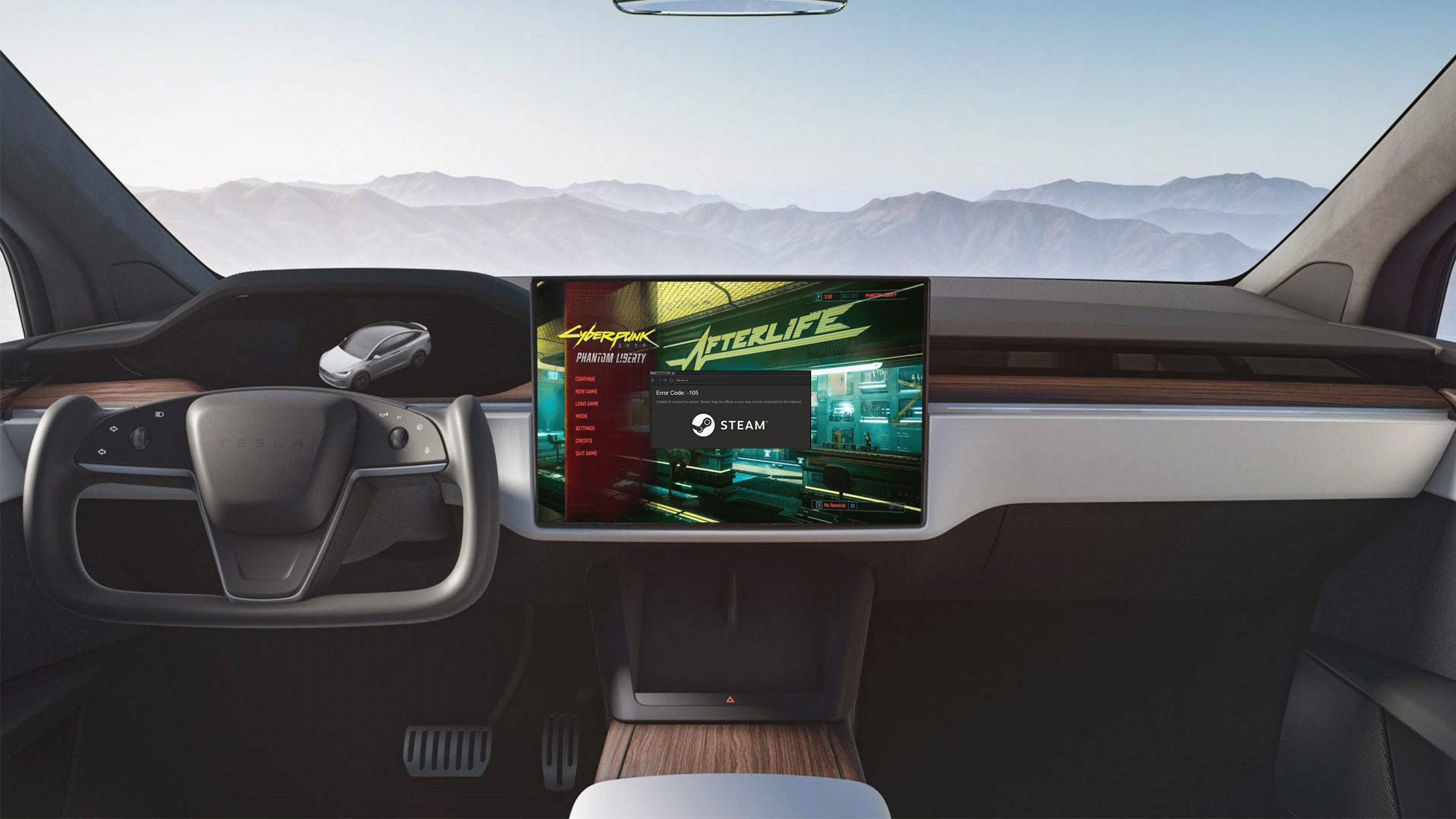 Supporto ai giochi Steam su Tesla abbandonato: niente più Cyberpunk 2077