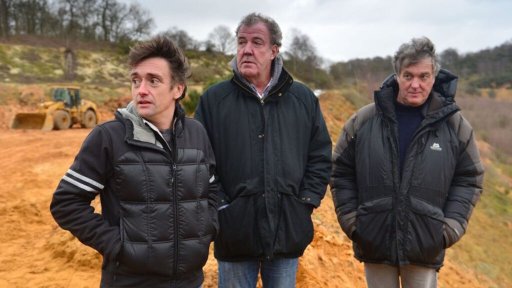 Top Gear Jeremy Clarkson, Richard Hammond e James May.