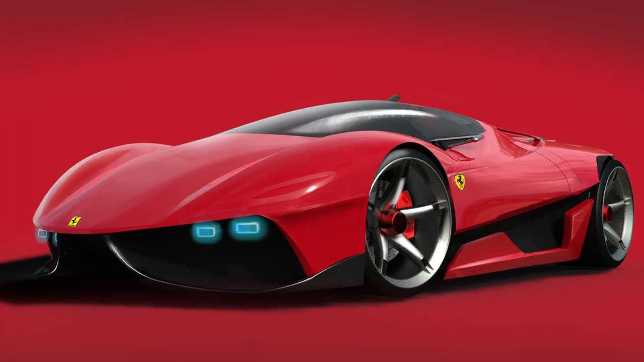Concept di una ferrari elettrica