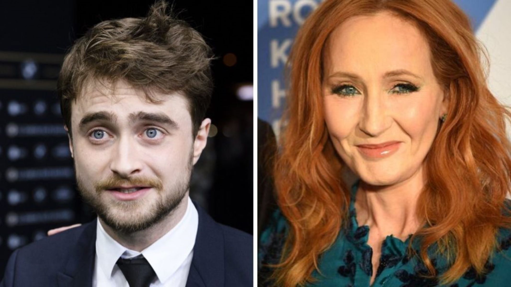 Daniel Radcliffe e J.K. Rowling