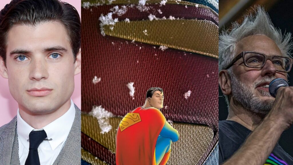 David Corenswet come Superman e James Gunn